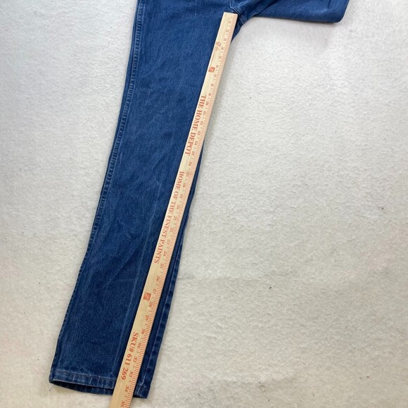 Wrangler Men's Retro Slim Blue Denim Jeans Size 30x36 - Picture 6 of 6